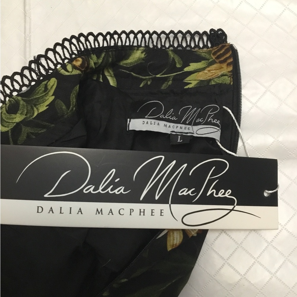 Dalia Black Floral Long Sleeve Dress - Picture 4 of 14